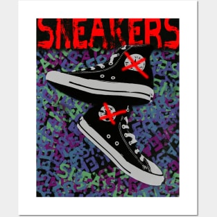 sneakers Posters and Art